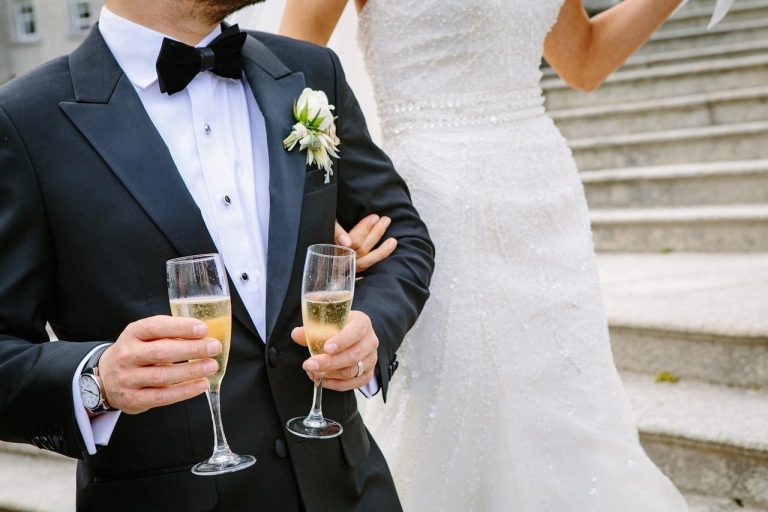 A toast at the top table